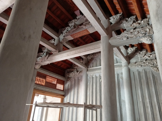 Thi công nhà thờ họ 3 gian tại Bắc Giang
