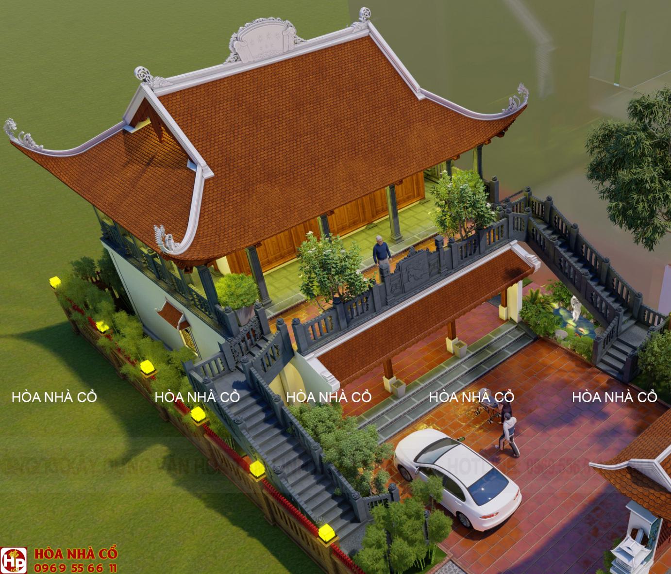 Mẫu Nhà Gỗ 3 Gian 2 Chái Trên Tầng 2 độc đáo tại Thái Bình Quê Lúa #29 Mẫu Nhà Gỗ 3 Gian 2 Chái Trên Tầng 2 độc đáo tại Thái Bình Quê Lúa